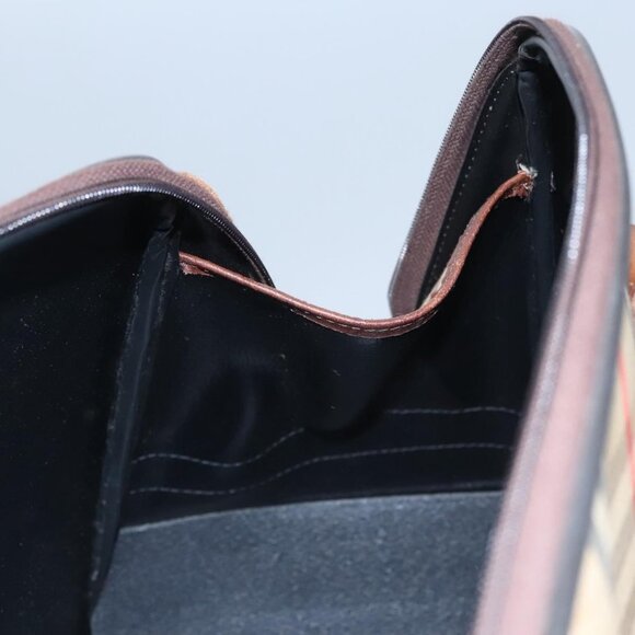 Burberrys Nova Check Hand Bag Canvas Beige Auth - Picture 14 of 16